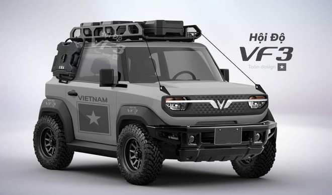 1001 ý tưởng độ VinFast VF 3 của CĐM Việt: Dán đề can màu chưa đủ, độ cả bán tải, mui trần, limousine- Ảnh 14.