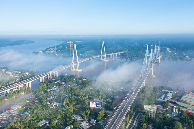Cây cầu 5.003 tỷ đồng được Thủ tướng thị sát 5 lần sắp về đích: Công trình made in Vietnam 100% - Ảnh 4.