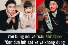 Vân Dung nói về “cậu ấm” Chải: “Con đưa hết cát-xê và không dùng hàng hiệu”