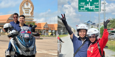Chàng trai Việt giúp mẹ U60 hoàn thành ước mơ 'phượt' Campuchia bằng xe máy