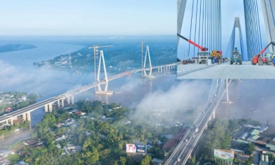 Cây cầu hơn 5.003 tỷ đồng đẹp nhất cả nước. được Thủ tướng thị sá/t 5 lần sắp về đích, đã có ngày thông xe: 'Made in Vietnam 100%'