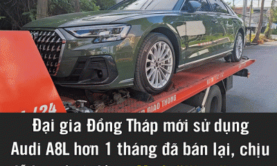 Đại gia Đồng Tháp mới sử dụng Audi A8L hơn 1 tháng đã bán lại, chịu lỗ hơn 1 tỷ đồng, Minh 'Nhựa' cũng từng làm y vậy