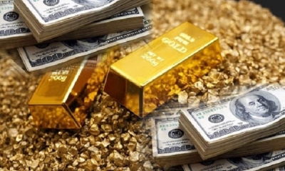 Vàng và USD tuột dốc trong phiên giao dịch cuối cùng của tháng 11
